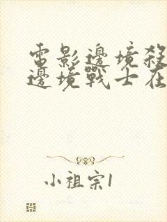 电影边境杀手3边境战士在线观看封面