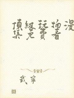 顶级玩物漫画全集免费看封面