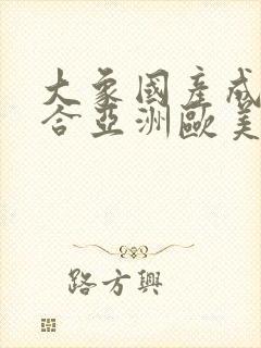 大象国产成人综合亚洲欧美在线