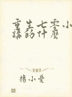 重生七零小辣媳讲的什么封面