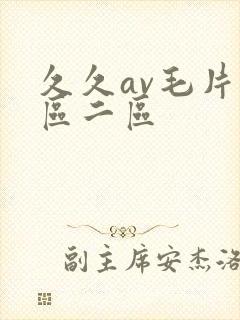 久久av毛片一区二区