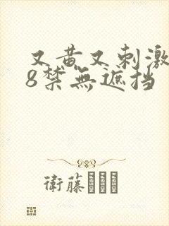 又黄又刺激的18禁无遮挡