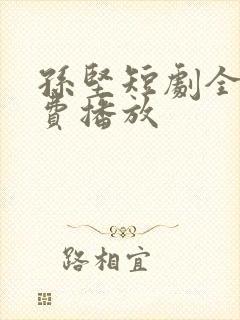 孙坚短剧全集免费播放