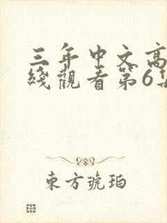 三年中文高清在线观看第6集