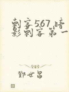 刺客567 暗影刺客第一季