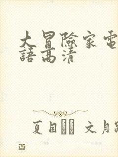 大冒险家电影国语高清