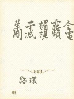 叶子楣露全乳无删减视频电影