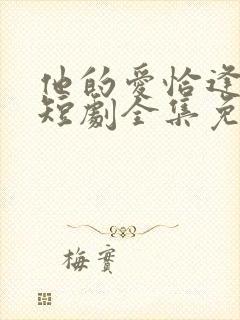 他的爱恰逢其时短剧全集免费观看