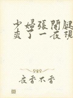 少妇张开腿让我爽了一夜视频