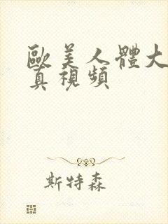 欧美人体大胆写真视频