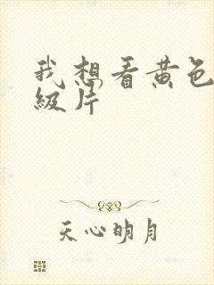 我想看黄色片一级片封面