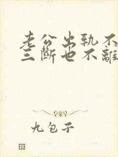 老公出轨不跟小三断也不离婚封面