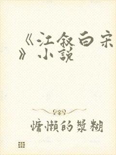 《江叙白宋知意》小说