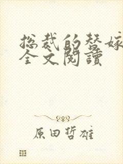 总裁的替嫁新娘全文阅读