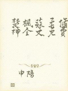 楚枫苏柔修罗武神全文免费阅读