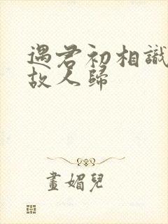 遇君初相识恰似故人归