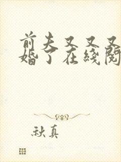 前夫又又又想复婚了在线阅读封面