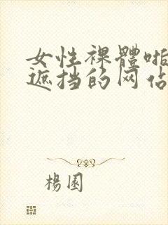 女性裸体啪啪无遮挡的网站封面