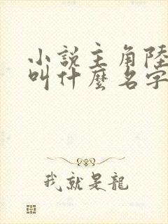 小说主角陆凡的叫什么名字