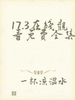 17.3在线观看免费全集电视剧爱分享