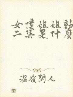 女仆姐姐动漫第二集是什么