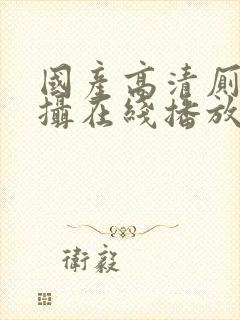 国产高清厕所盗摄在线播放