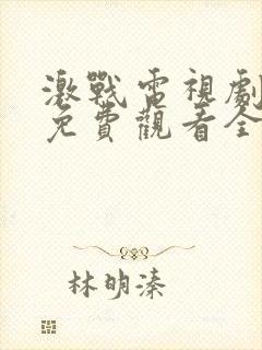 激战电视剧高清免费观看全集剧情