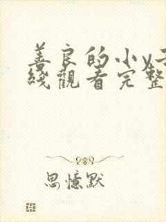 善良的小y子在线观看完整版封面