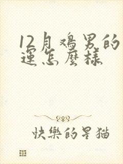 12月鸡男的命运怎么样封面