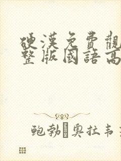 硬汉免费观看完整版国语高清