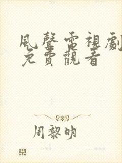 风声电视剧高清免费观看