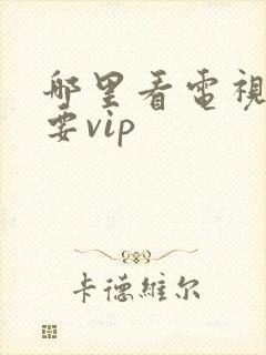 哪里看电视剧不要vip