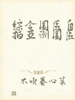 综合图区自拍偷拍亚洲图区