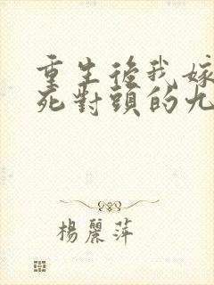 重生后我嫁给了死对头的九叔