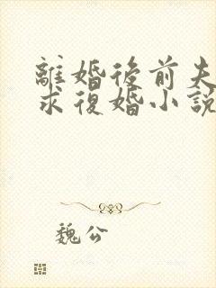 离婚后前夫哭着求复婚小说免费读封面