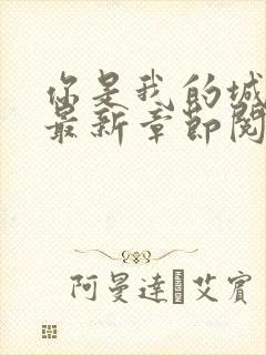 你是我的城小说最新章节阅读全文封面