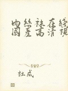 肉丝袜在线观看国产高清视频