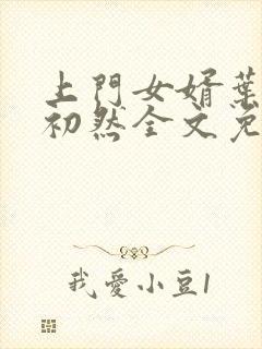 上门女婿叶辰萧初然全文免费正版