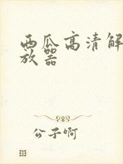 西瓜高清解码播放器