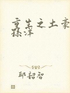 重生之土豪人生孙洋