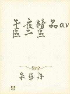 午夜精品av一区二区