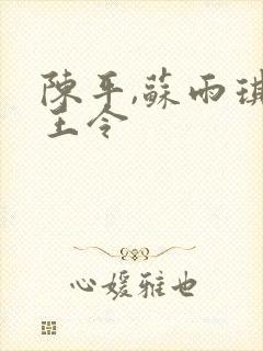 陈平,苏雨琪龙王令封面