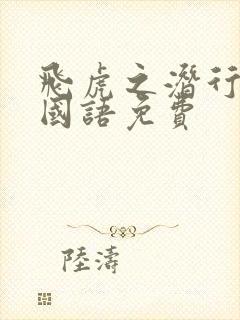 飞虎之潜行极战国语免费