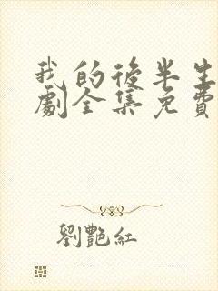 我的后半生电视剧全集免费观看封面