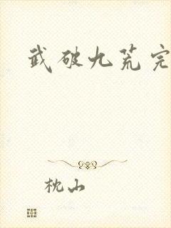 武破九荒完结封面