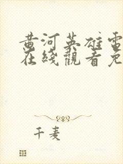 黄河英雄电视剧在线观看免费封面