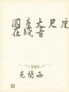 国产大尺度视频在线看