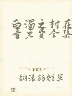 白浊之村在线观看免费全集动漫封面