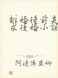 离婚后前夫哭着求复婚小说全文免费阅读免费封面