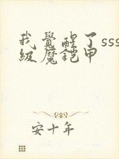 我觉醒了sss级魔铠甲